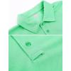 imageMAGCOMSEN Mens Polo Shirt Quick Dry Performance Short Sleeve Tactical Shirts Pique Jersey Golf ShirtMint Greenshort