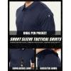 imageMAGCOMSEN Mens Polo Shirt Quick Dry Performance Short Sleeve Tactical Shirts Pique Jersey Golf ShirtNavy