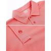 imageMAGCOMSEN Mens Polo Shirt Quick Dry Performance Short Sleeve Tactical Shirts Pique Jersey Golf ShirtWatermelon Redshort