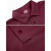 imageMAGCOMSEN Mens Polo Shirt Quick Dry Performance Short Sleeve Tactical Shirts Pique Jersey Golf ShirtWine Redshort