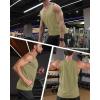 imageMAGCOMSEN Mens UPF 50 Tank Top Quick Dry Summer Workout Muscle Sleeveless Shirts for Swim Beach BodybuildingDull Cyan