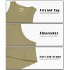 imageMAGCOMSEN Mens UPF 50 Tank Top Quick Dry Summer Workout Muscle Sleeveless Shirts for Swim Beach BodybuildingDull Cyan