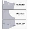 imageMAGCOMSEN Mens UPF 50 Tank Top Quick Dry Summer Workout Muscle Sleeveless Shirts for Swim Beach BodybuildingLight Grey