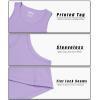 imageMAGCOMSEN Mens UPF 50 Tank Top Quick Dry Summer Workout Muscle Sleeveless Shirts for Swim Beach BodybuildingLight Purple