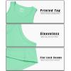 imageMAGCOMSEN Mens UPF 50 Tank Top Quick Dry Summer Workout Muscle Sleeveless Shirts for Swim Beach BodybuildingMint Green