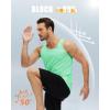 imageMAGCOMSEN Mens UPF 50 Tank Top Quick Dry Summer Workout Muscle Sleeveless Shirts for Swim Beach BodybuildingMint Green