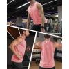 imageMAGCOMSEN Mens UPF 50 Tank Top Quick Dry Summer Workout Muscle Sleeveless Shirts for Swim Beach BodybuildingPink