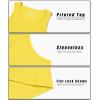 imageMAGCOMSEN Mens UPF 50 Tank Top Quick Dry Summer Workout Muscle Sleeveless Shirts for Swim Beach BodybuildingYellow