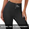 imageMAGCOMSEN Womens High Waisted Workout Leggings with Pockets Tummy Control 78 Yoga Pants Stretch Gym Athletic LeggingsBlack