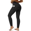imageMAGCOMSEN Womens High Waisted Workout Leggings with Pockets Tummy Control 78 Yoga Pants Stretch Gym Athletic LeggingsBlack