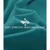 imageMAGCOMSEN Womens High Waisted Workout Leggings with Pockets Tummy Control 78 Yoga Pants Stretch Gym Athletic LeggingsEmerald Green