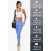 imageMAGCOMSEN Womens V Leggings with 3 Pockets Tummy Control Yoga Pants Hight Waisted Gym Workout Leggings for Spring AutumnAazure