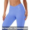 imageMAGCOMSEN Womens V Leggings with 3 Pockets Tummy Control Yoga Pants Hight Waisted Gym Workout Leggings for Spring AutumnAazure