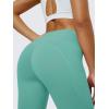 imageMAGCOMSEN Womens V Leggings with 3 Pockets Tummy Control Yoga Pants Hight Waisted Gym Workout Leggings for Spring AutumnGray Green