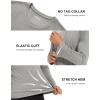 imageMAGCOMSEN Mens Long Sleeve Shirts UPF 50 UV Sun Protection Athletic Shirts for Hiking Running Workout Rash GuardGrey