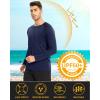 imageMAGCOMSEN Mens Long Sleeve Shirts UPF 50 UV Sun Protection Athletic Shirts for Hiking Running Workout Rash GuardNavy