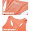 imageMAGCOMSEN Womens Racerback Tank Tops UPF 50 Workout Shirts Quick Dry Sun Protection Sleeveless Tops for Gym YogaBlackDark GreyLight Grey
