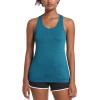 imageMAGCOMSEN Womens Racerback Tank Tops UPF 50 Workout Shirts Quick Dry Sun Protection Sleeveless Tops for Gym YogaPeacock Blue