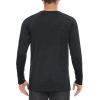 imageMAGCOMSEN Mens Long Sleeve Shirt Quick Dry UPF 50 Sun Protection Lightweight TShirt Athletic Workout Fishing TeeBlack