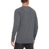 imageMAGCOMSEN Mens Long Sleeve Shirt Quick Dry UPF 50 Sun Protection Lightweight TShirt Athletic Workout Fishing TeeDary Grey