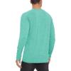 imageMAGCOMSEN Mens Long Sleeve Shirt Quick Dry UPF 50 Sun Protection Lightweight TShirt Athletic Workout Fishing TeeLight Green