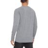 imageMAGCOMSEN Mens Long Sleeve Shirt Quick Dry UPF 50 Sun Protection Lightweight TShirt Athletic Workout Fishing TeeLight Grey