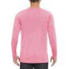 imageMAGCOMSEN Mens Long Sleeve Shirt Quick Dry UPF 50 Sun Protection Lightweight TShirt Athletic Workout Fishing TeePink