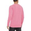 imageMAGCOMSEN Mens Long Sleeve Shirt Quick Dry UPF 50 Sun Protection Lightweight TShirt Athletic Workout Fishing TeePink