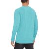 imageMAGCOMSEN Mens Long Sleeve Shirt Quick Dry UPF 50 Sun Protection Lightweight TShirt Athletic Workout Fishing TeeWater Blue