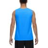 imageMAGCOMSEN Mens UPF 50 Tank Tops Quick Dry Workout Gym Sleeveless Muscle Shirts Summer Beach Swim ShirtAzure