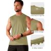 imageMAGCOMSEN Mens UPF 50 Tank Tops Quick Dry Workout Gym Sleeveless Muscle Shirts Summer Beach Swim ShirtDull Cyan