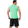 imageMAGCOMSEN Mens UPF 50 Tank Tops Quick Dry Workout Gym Sleeveless Muscle Shirts Summer Beach Swim ShirtMint Green