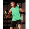 imageMAGCOMSEN Mens UPF 50 Tank Tops Quick Dry Workout Gym Sleeveless Muscle Shirts Summer Beach Swim ShirtMint Green