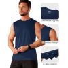 imageMAGCOMSEN Mens UPF 50 Tank Tops Quick Dry Workout Gym Sleeveless Muscle Shirts Summer Beach Swim ShirtNavy