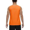 imageMAGCOMSEN Mens UPF 50 Tank Tops Quick Dry Workout Gym Sleeveless Muscle Shirts Summer Beach Swim ShirtOrange