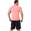 imageMAGCOMSEN Mens UPF 50 Tank Tops Quick Dry Workout Gym Sleeveless Muscle Shirts Summer Beach Swim ShirtPink