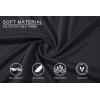 imageMAGCOMSEN Polo Shirts for Men with Pocket Short Sleeve Collared Golf Shirts Quick Dry Pique Performance Athletic SummerBlack