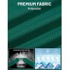 imageMAGCOMSEN Polo Shirts for Men with Pocket Short Sleeve Collared Golf Shirts Quick Dry Pique Performance Athletic SummerEmerald Green