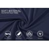 imageMAGCOMSEN Polo Shirts for Men with Pocket Short Sleeve Collared Golf Shirts Quick Dry Pique Performance Athletic SummerNavy