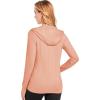 imageMAGCOMSEN Womens UPF 50 Sun Protection Jacket Long Sleeve Zip Up Cooling Lightweight Hoodie Hiking ShirtApricot
