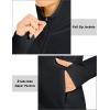 imageMAGCOMSEN Womens UPF 50 Sun Protection Jacket Long Sleeve Zip Up Cooling Lightweight Hoodie Hiking ShirtBlack