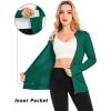 imageMAGCOMSEN Womens UPF 50 Sun Protection Jacket Long Sleeve Zip Up Cooling Lightweight Hoodie Hiking ShirtEmerald Green