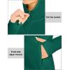 imageMAGCOMSEN Womens UPF 50 Sun Protection Jacket Long Sleeve Zip Up Cooling Lightweight Hoodie Hiking ShirtEmerald Green