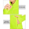 imageMAGCOMSEN Womens UPF 50 Sun Protection Jacket Long Sleeve Zip Up Cooling Lightweight Hoodie Hiking ShirtFluorescent Green