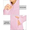 imageMAGCOMSEN Womens UPF 50 Sun Protection Jacket Long Sleeve Zip Up Cooling Lightweight Hoodie Hiking ShirtLight Pink