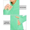 imageMAGCOMSEN Womens UPF 50 Sun Protection Jacket Long Sleeve Zip Up Cooling Lightweight Hoodie Hiking ShirtMint Green