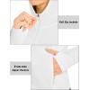 imageMAGCOMSEN Womens UPF 50 Sun Protection Jacket Long Sleeve Zip Up Cooling Lightweight Hoodie Hiking ShirtWhite