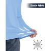 imageMAGCOMSEN Mens Quarter Zip Pullover Long Sleeve Sweatshirts Fleece Lined Golf Pullover Thermal Gym Workout TopsLight Blue