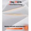 imageMAGCOMSEN Mens Quarter Zip Pullover Long Sleeve Sweatshirts Fleece Lined Golf Pullover Thermal Gym Workout TopsWhite