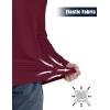 imageMAGCOMSEN Mens Quarter Zip Pullover Long Sleeve Sweatshirts Fleece Lined Golf Pullover Thermal Gym Workout TopsWine Red